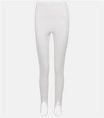 Stirrup Legging in Off White
