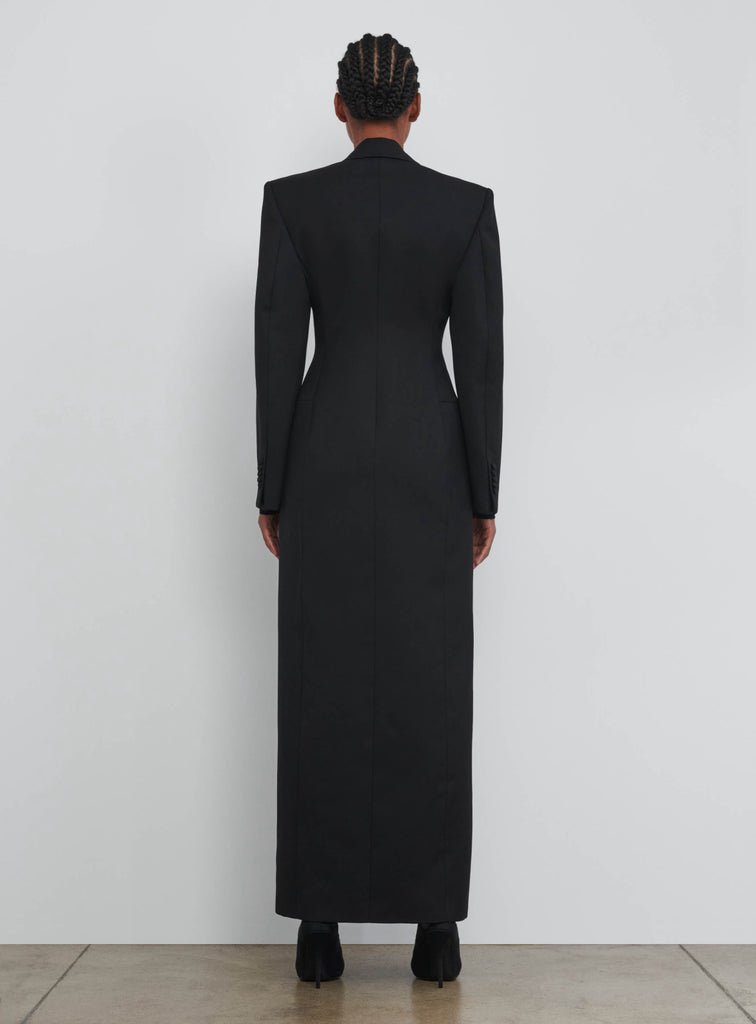 long blazer dress in Black – Boutique N Kuwait new pink dress new graduation ceremony Color:WHITE/MULTI Lace Fit & Flare
