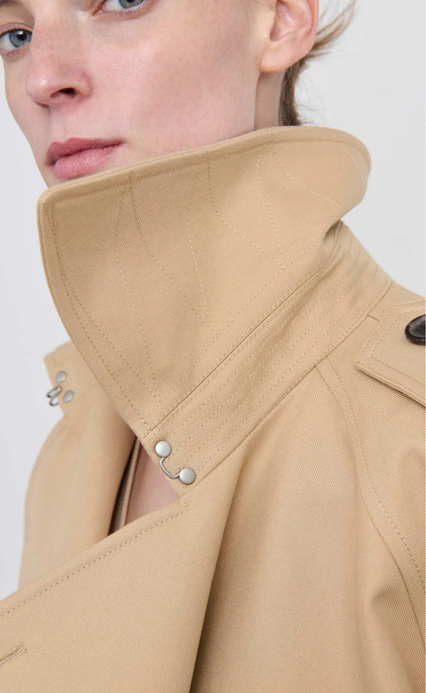 Crop Trench in Khaki