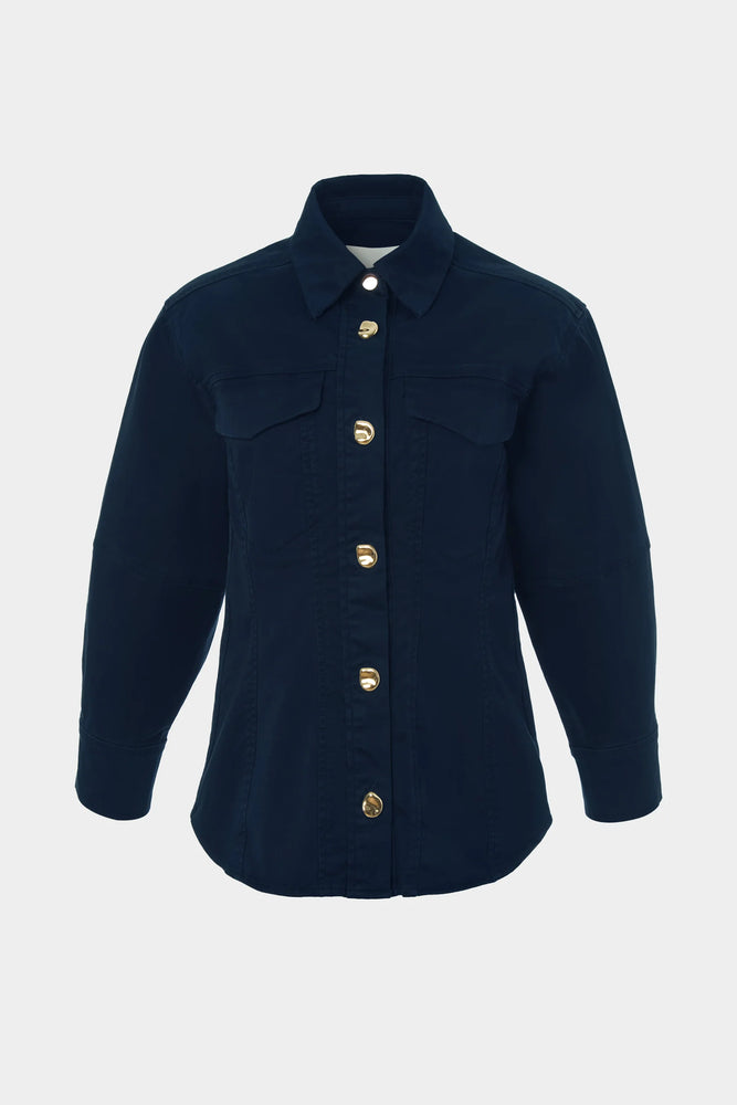 The Etta Shirt in Navy