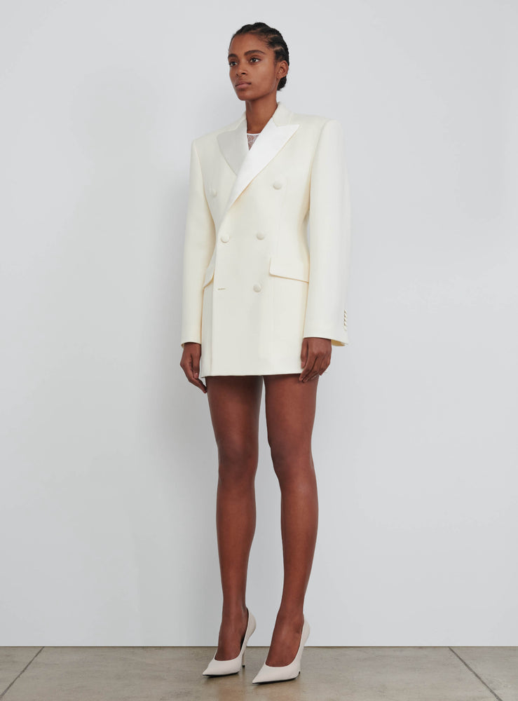 
            
                Load image into Gallery viewer, Scultped Blazer Dress in Off White
            
        