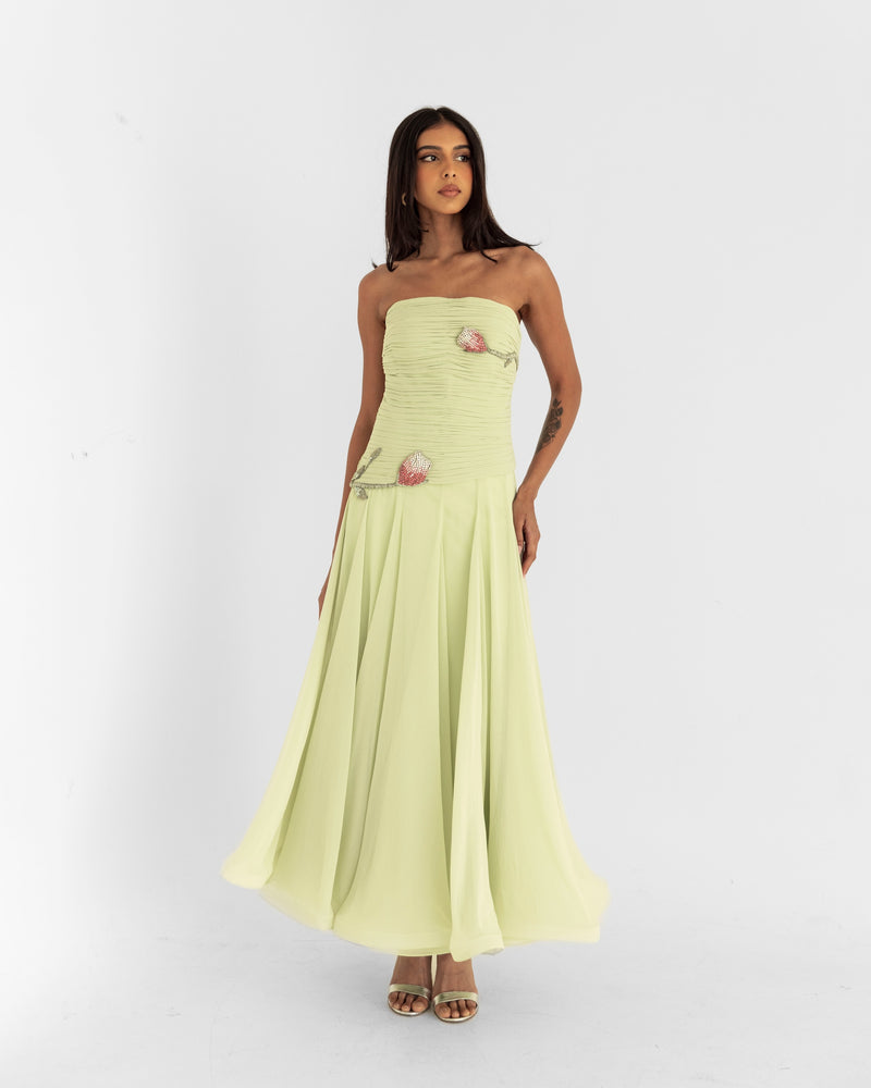 Bow Waltz in Mint Green