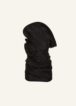 Sculptural Rose Mini Dress in Black