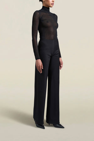 Adira Bias Pant in Black