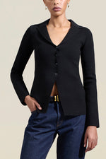 Vail Knit Jacket in Black