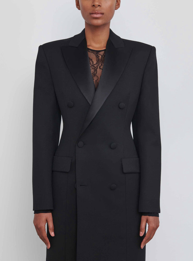 Long Blazer Dress in Black Boutique N Kuwait Long Blazer Dress in Black Boutique N Kuwait