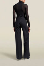 Adira Bias Pant in Black