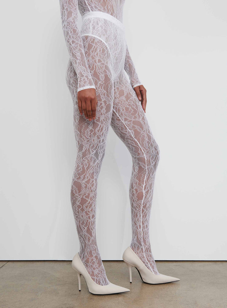Lace Tights in Off White – Boutique N Kuwait