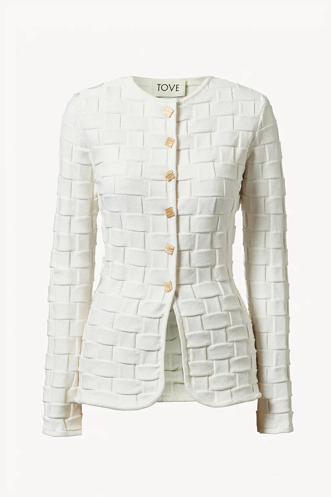 Uma Knitted Jacket in White