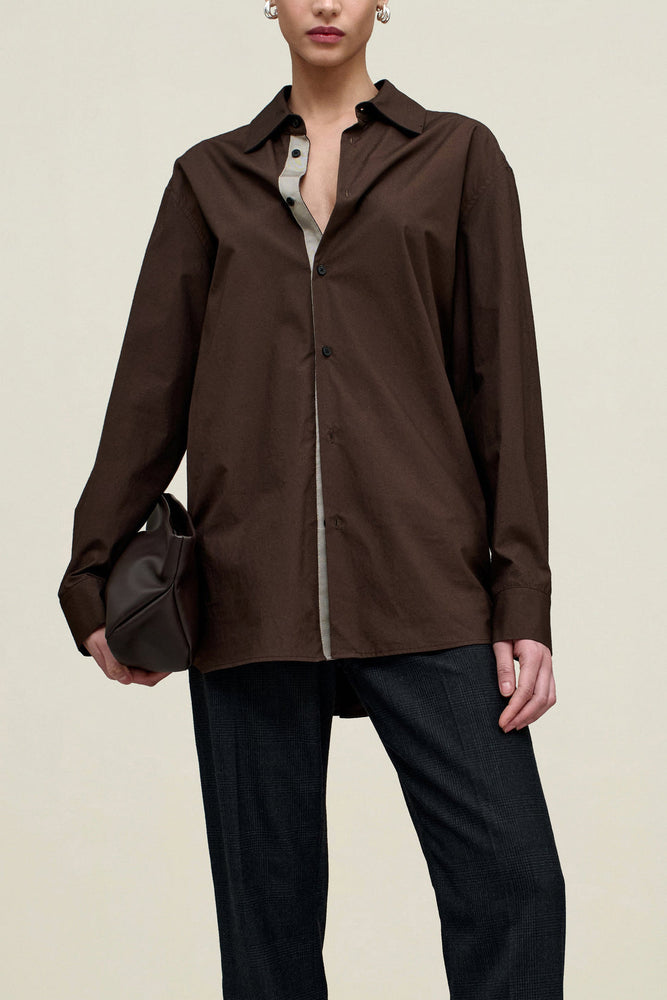 Signature Button Down in Cocoa Cotton