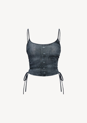 
            
                Load image into Gallery viewer, Mesh Tank Top in Grey
            
        