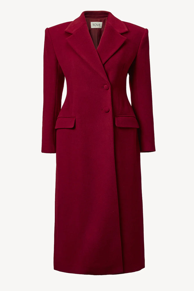 The Vonnie Coat in Red