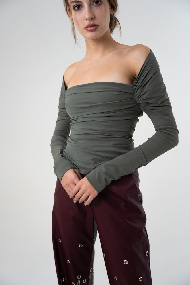 The Dima Top in Sage