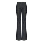 Denim Cargo Straight Fit Pants