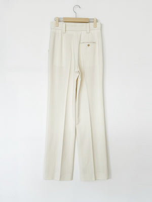 Low Rise Pants in Cream