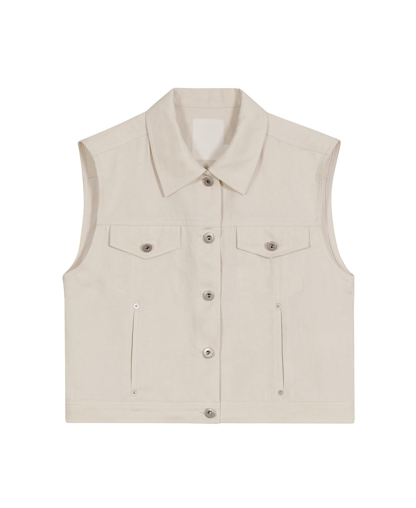 Recycled Linen Vest