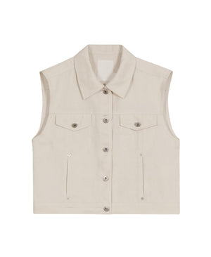 Recycled Linen Vest