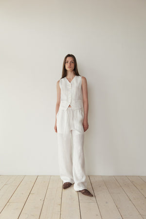 Linen String Pants