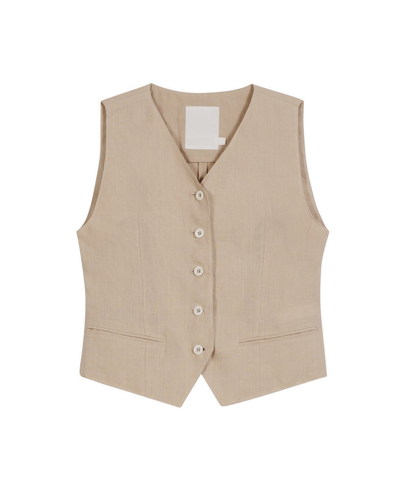 Linen Vest