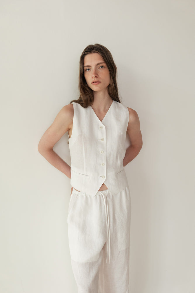 Linen Vest