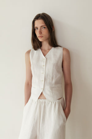 Linen Vest