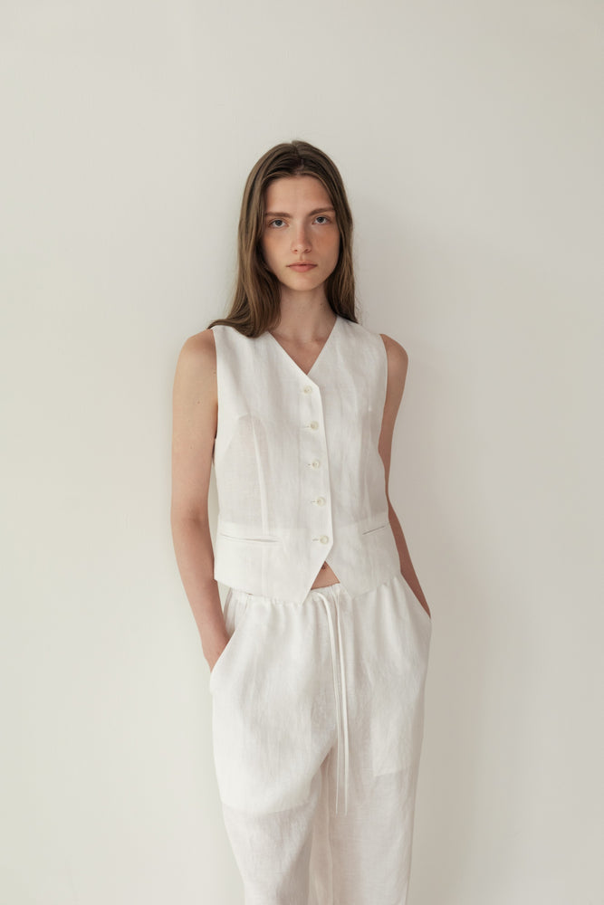 Linen Vest