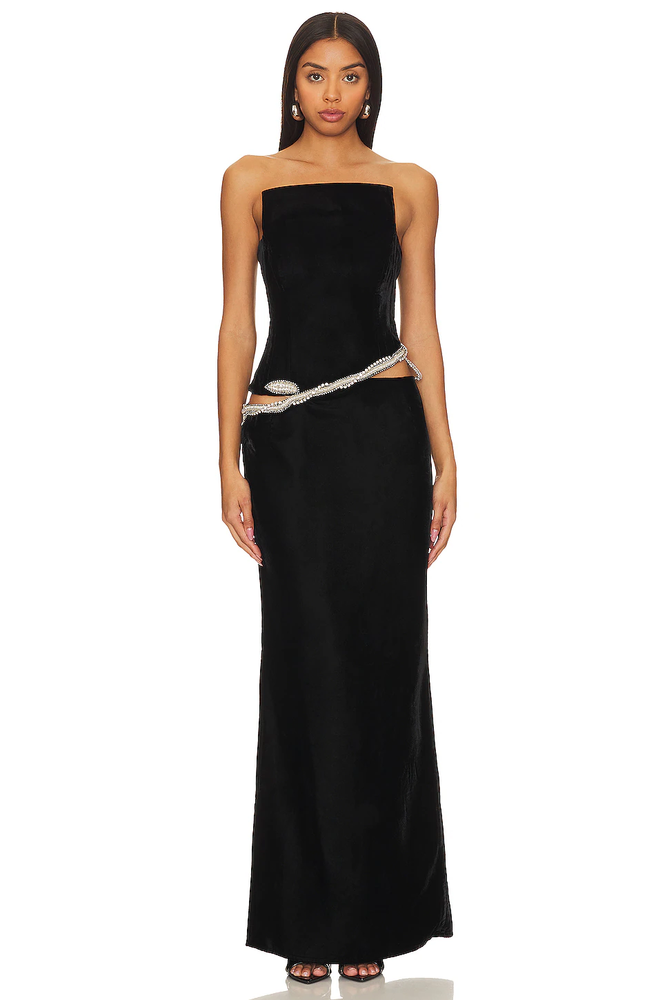 The Unlock Gown in Black