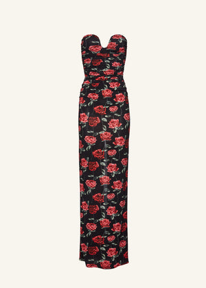 
            
                Load image into Gallery viewer, Maxi Dress in Black Floral Print
            
        