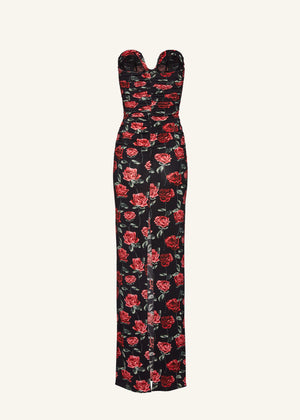
            
                Load image into Gallery viewer, Maxi Dress in Black Floral Print
            
        
