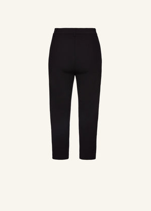 Capri Wool Pants in Black