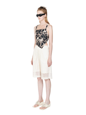 
            
                Load image into Gallery viewer, Butterfly Graphic Print String Camisole
            
        
