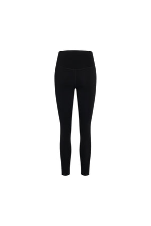 
            
                Load image into Gallery viewer, Float Cropped Seamless High-rise Leggings in Black
            
        