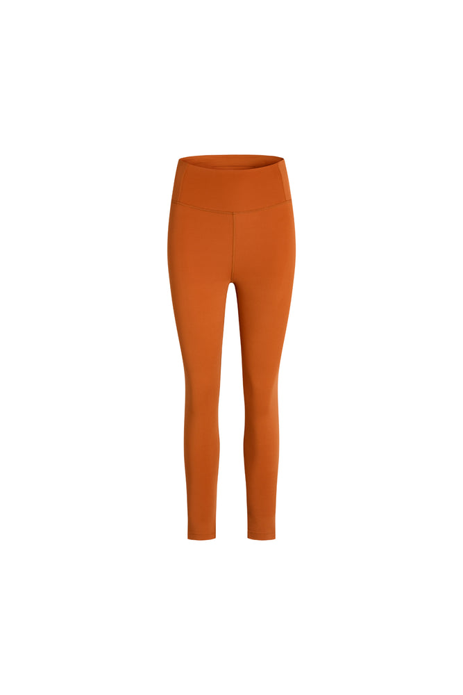 Float Cropped Seamless High-rise Leggings in Spice