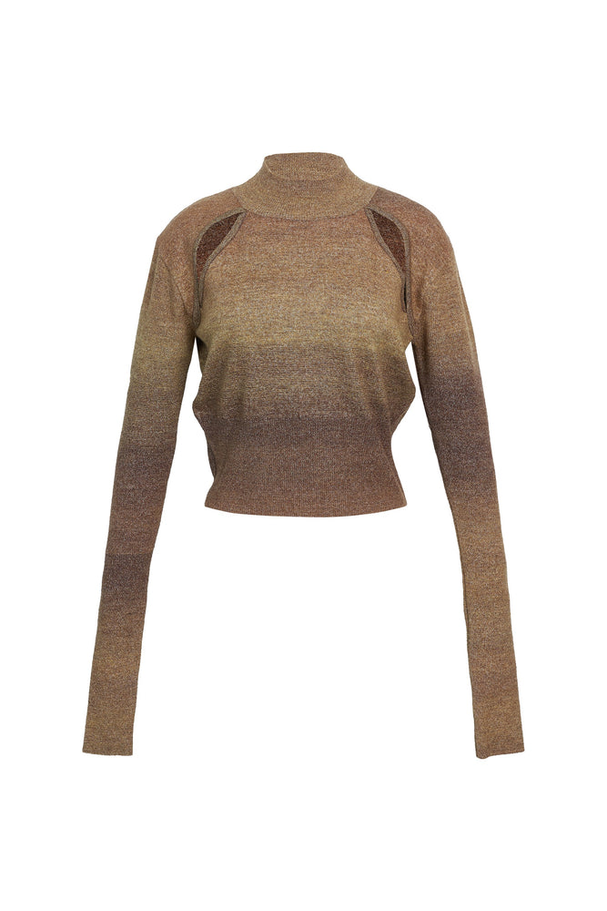 Cutout Gradation Sweater