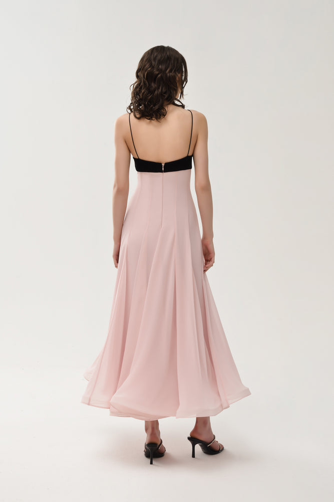 Waltz Dress in Pastel Pink