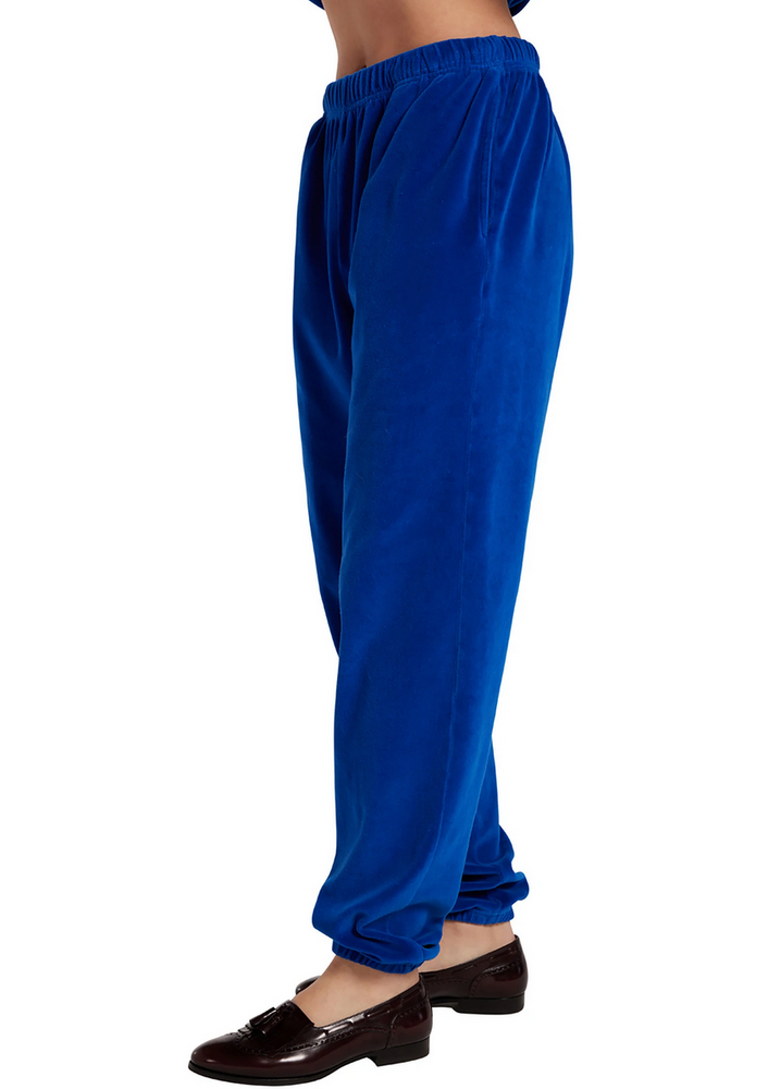 Velour Sweatpant in Electric Egypt