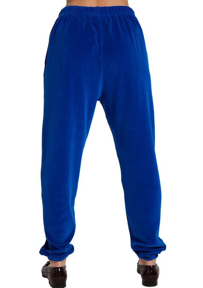 Velour Sweatpant in Electric Egypt