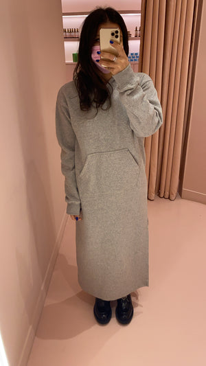 
            
                Load image into Gallery viewer, Hoodie Dress with Side Slit
            
        