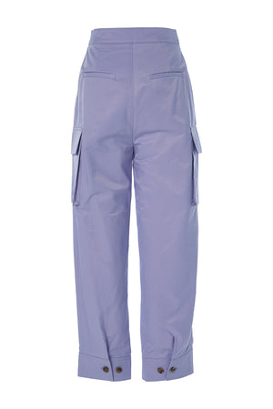 
            
                Load image into Gallery viewer, Cotton Blend Cargo Pant in Purple
            
        