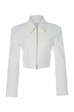 The Zip Up Jacket in Ivory