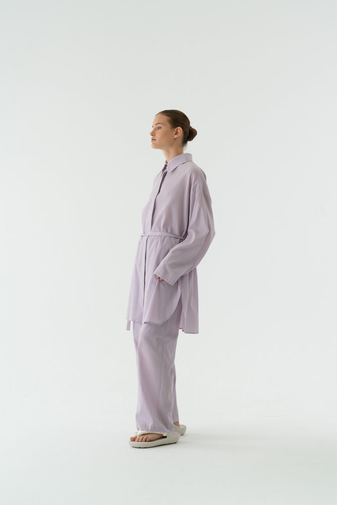 Easy Wrinkly Pants in Lilac