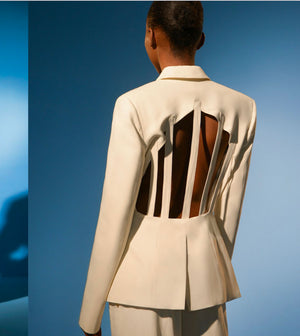 
            
                Load image into Gallery viewer, The Elissa Jacket in Cream
            
        