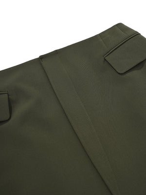 
            
                Load image into Gallery viewer, Tailored Blazer Mini Skirt in Khaki
            
        